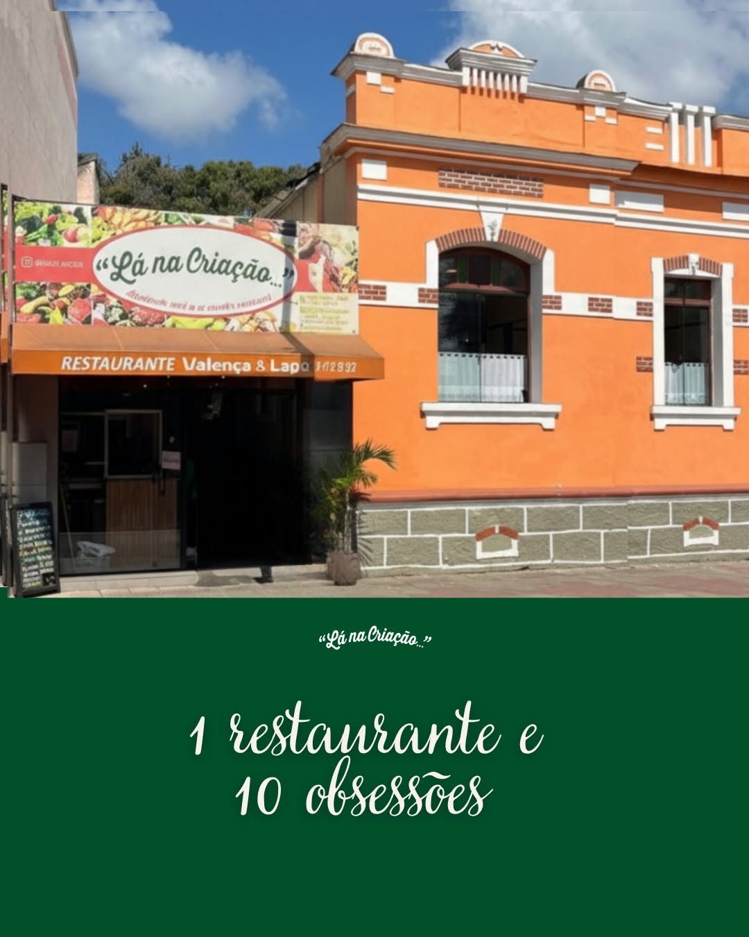 Interior do Restaurante Lá na Criação